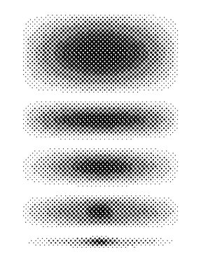 Noktalı resim deseni, vektör