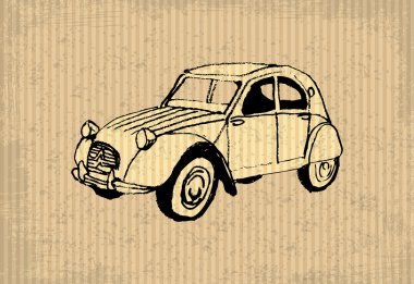 yaşlı adam-citroen