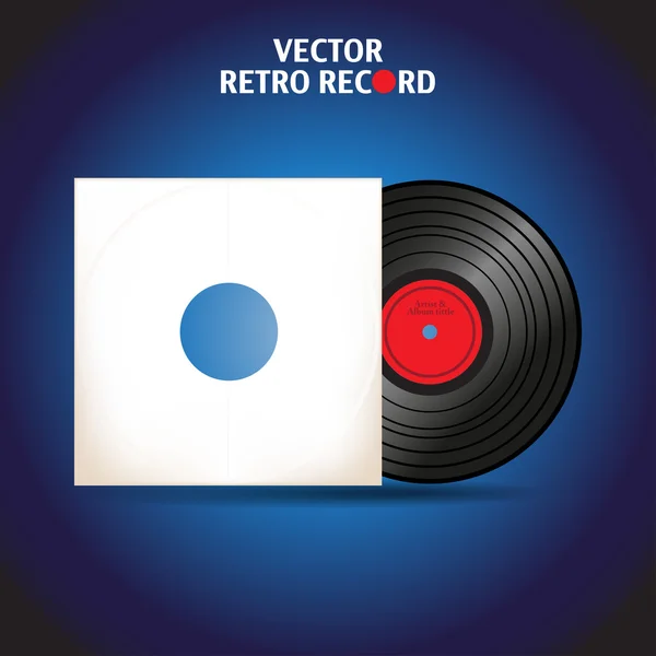 Vinyl record — Stock Vector