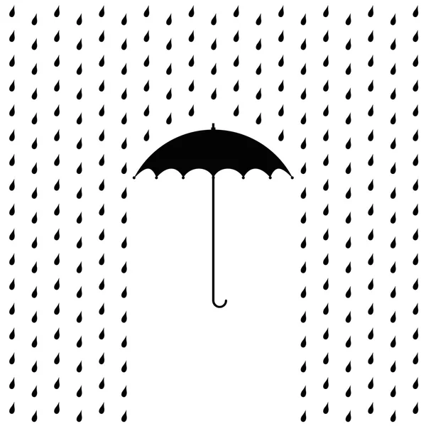 bir şemsiye yağmur