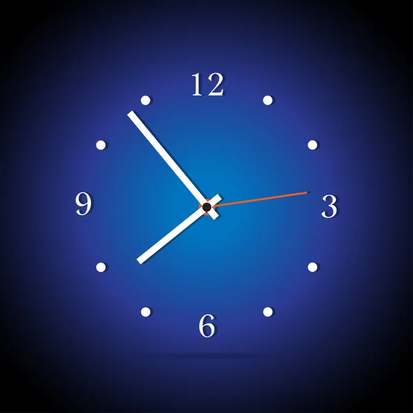 Grande horloge visage — Image vectorielle