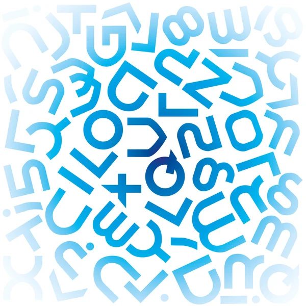 Χρώμα φουτουριστικό γραμματοσειρά αλφάβητο — Διανυσματικό Αρχείο