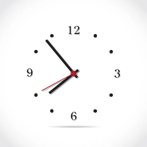 Big clock face — Stock Vector