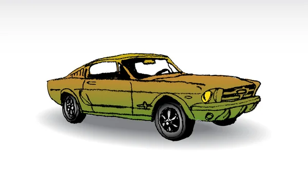 Ford mustang 1965 — Stockvector