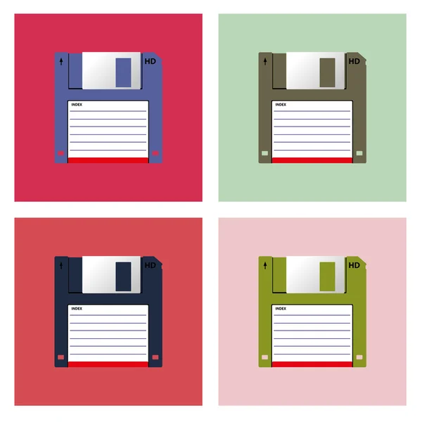 Floppy disk — Stock Vector
