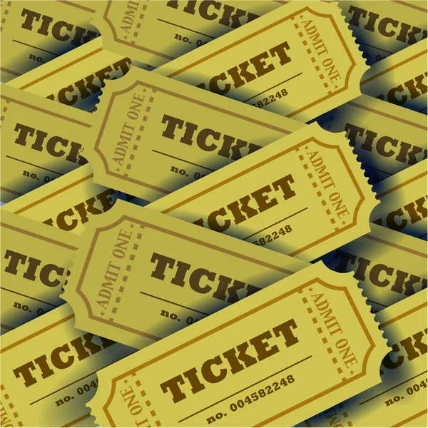 Overvloed van tickets — Stockvector