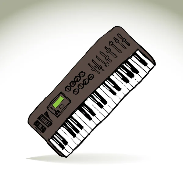 Piano roll — Stockvector