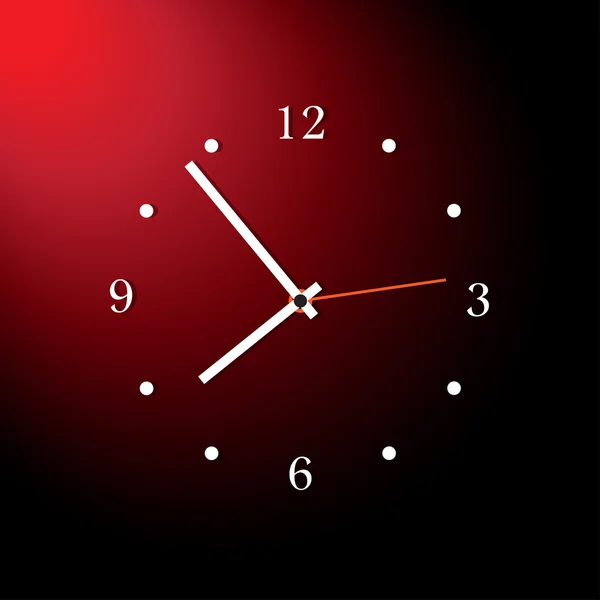 Gran reloj cara — Vector de stock