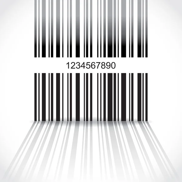 Barcode-Hintergrund — Stockvektor
