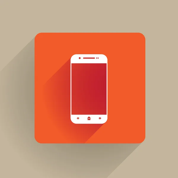 Cellphone pictogram — Stockvector