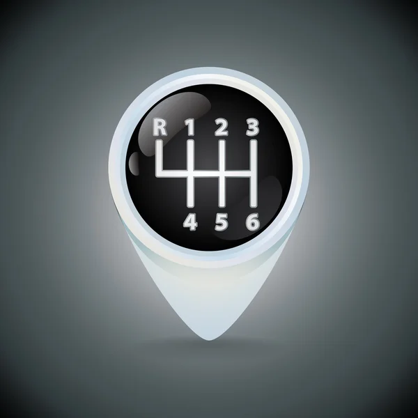 Κουμπί επιλογέα ταχυτήτων — Διανυσματικό Αρχείο