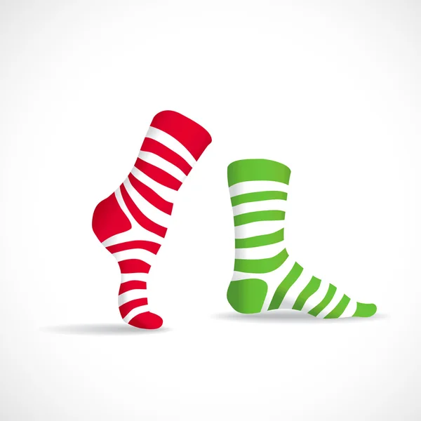 Paar entkleidete Socken — Stockvektor