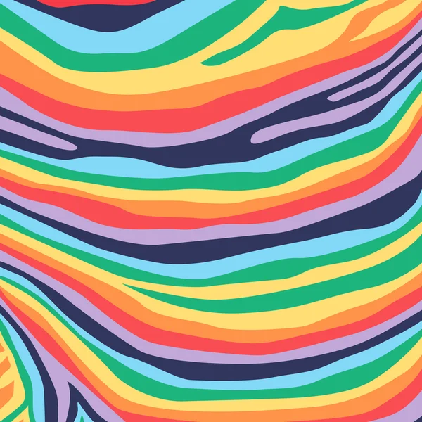 Renkli zebra çizgili desen — Stok Vektör