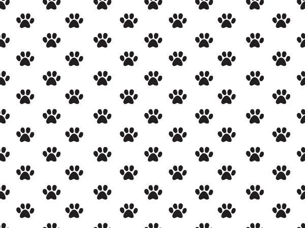 Animal footprints pattern — Stock Vector