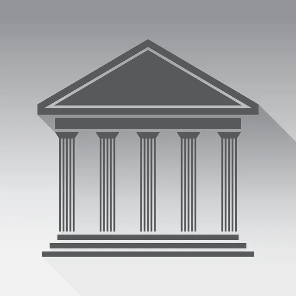Řecký chrám fronta — Stockový vektor