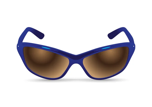 Lunettes de soleil bleu mâle — Image vectorielle