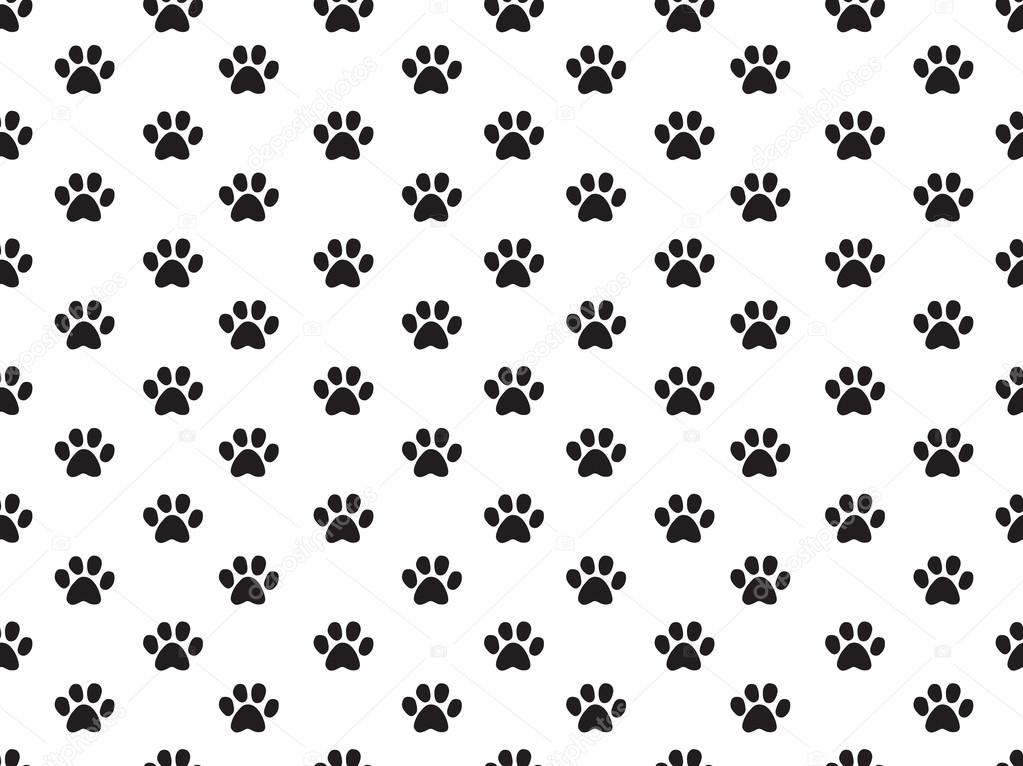 Animal footprints pattern