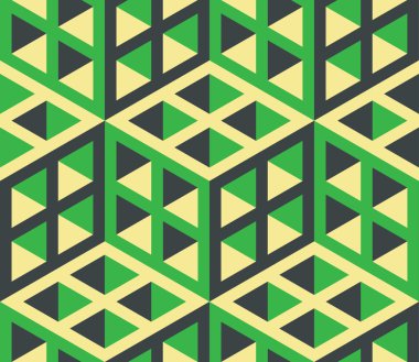 Dikişsiz izometrik geometrik desen