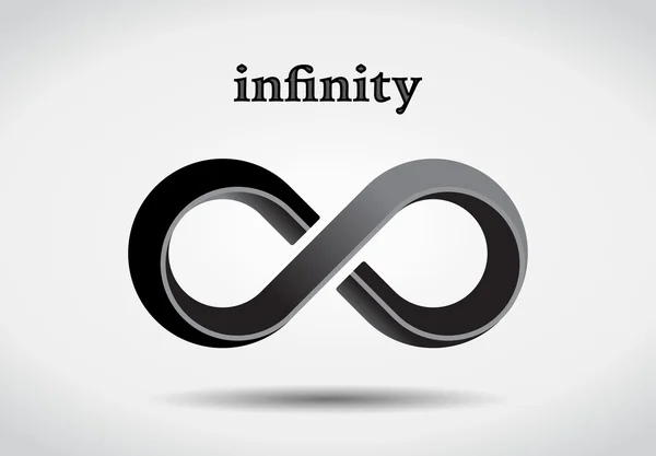 Símbolo infinito — Vetor de Stock