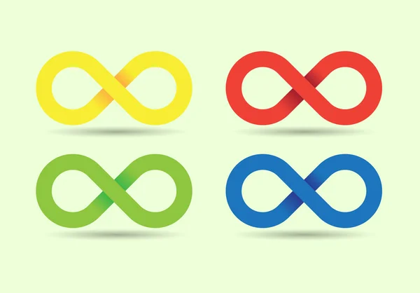 Símbolo infinito — Vector de stock