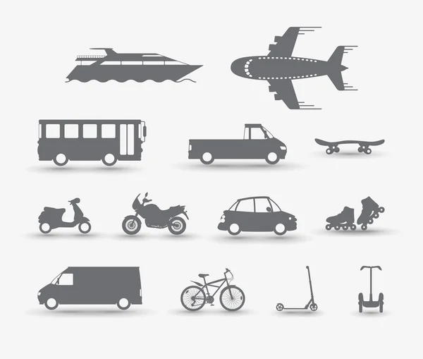 Vehículos de tráfico — Archivo Imágenes Vectoriales