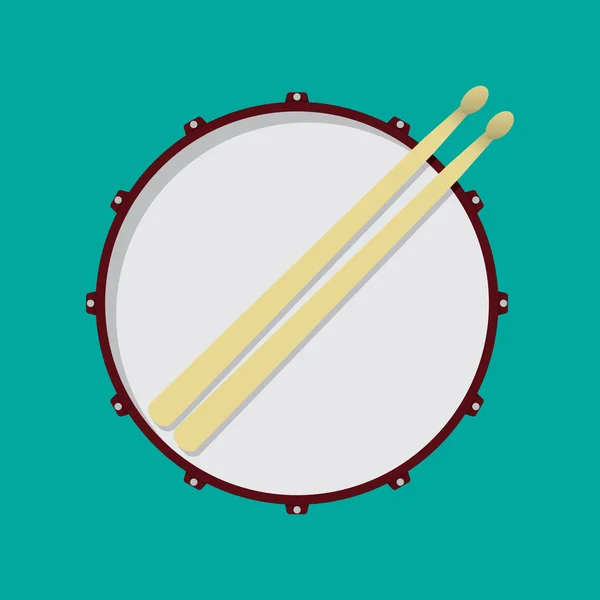 Snare drum — Stock Vector