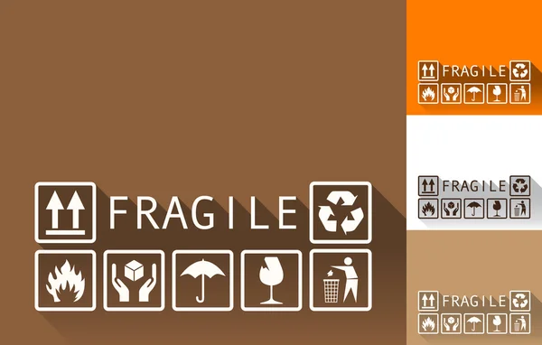 Fragiler Hintergrund — Stockvektor