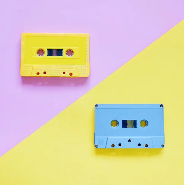 Retro cassette tapes — Stock Photo, Image