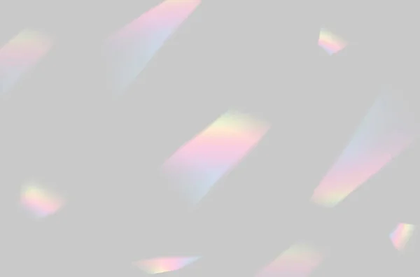 Bulanık Gökkuşağı Prizma Işığının Soyutluğu Model Dekoratif Için Gri Arkaplan — Stok fotoğraf