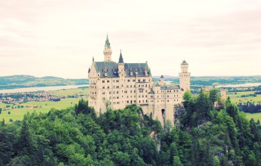 Bavyera 'daki Neuschwanstein Kalesi