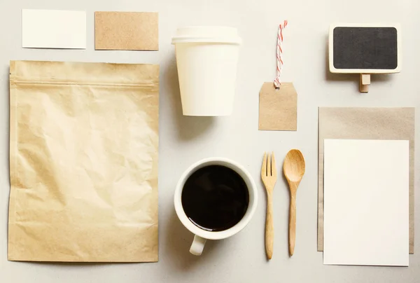 Coffee identity branding — Stock Photo, Image