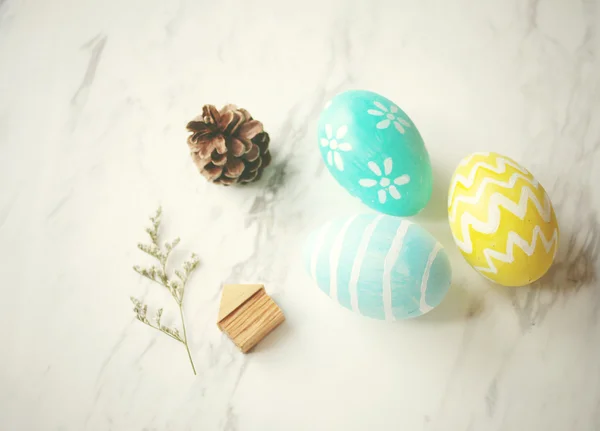 Pastel Paskalya yumurtaları — Stok fotoğraf