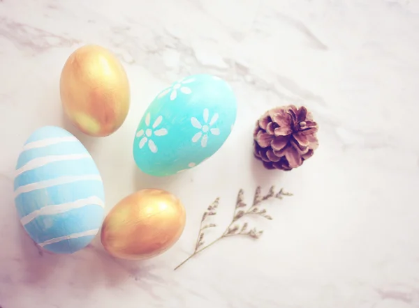 Pastel Paskalya yumurtaları — Stok fotoğraf