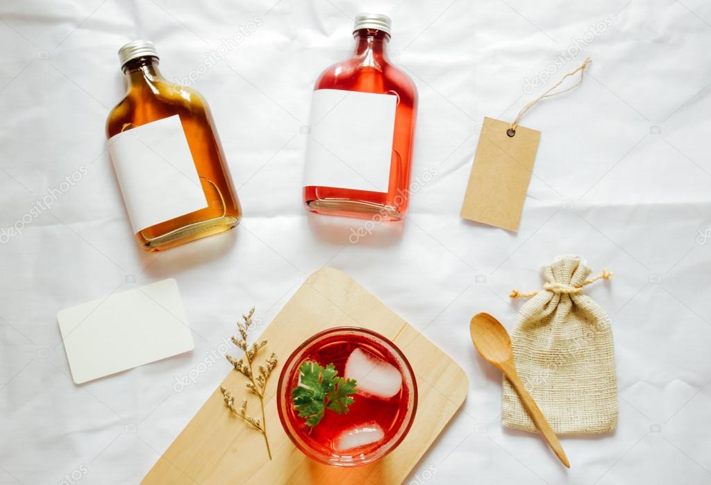 Download Cold Brew Tea Branding Mockup Stock Photo Image By C Nuchylee 77451780