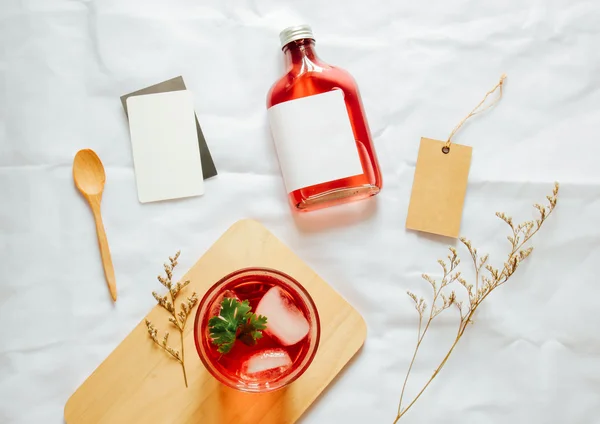 Cold brew tea branding — Stock Photo, Image