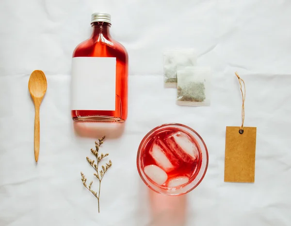 Cold brew tea branding — Stock Photo, Image