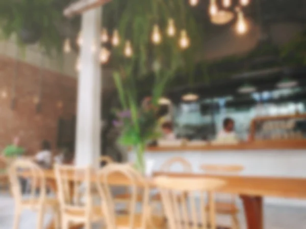Unklarer Hintergrund des Cafés — Stockfoto