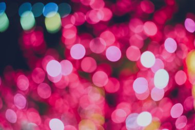 bokeh ışıkları Noel arka planı için