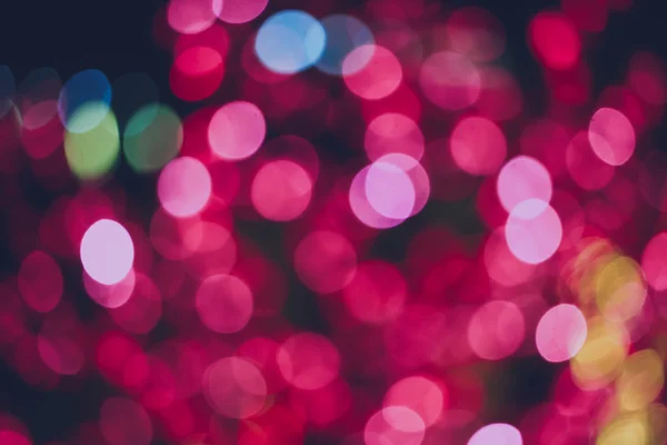 Bokeh Lichter für Weihnachten Hintergrund — Stockfoto