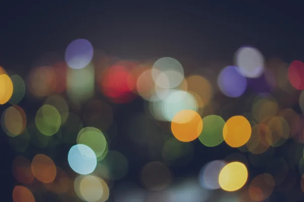 Blurred Background Bokeh Night City — Stock Photo, Image