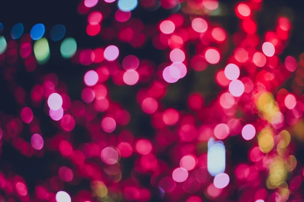 Bokeh Lichter für Weihnachten Hintergrund — Stockfoto