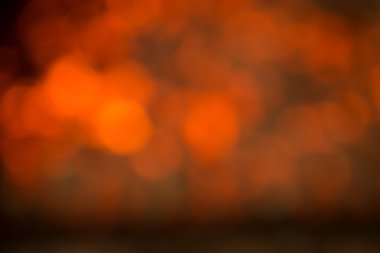 portakal yangın bokeh arka plan.