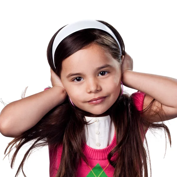 Stuborn young girl — Stock Photo, Image