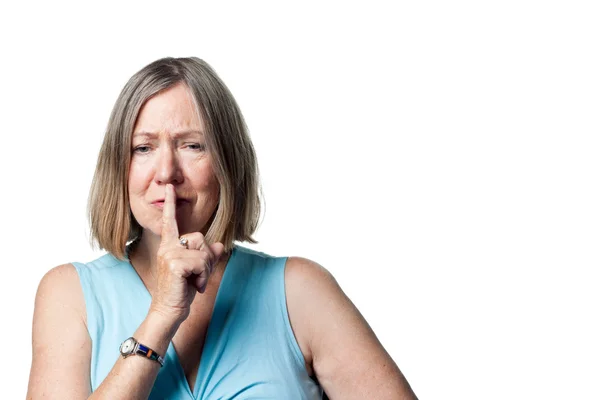 Shh be quiet — Stock Photo, Image