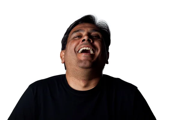 Γελώντας ινδική άνθρωπος — Φωτογραφία Αρχείου