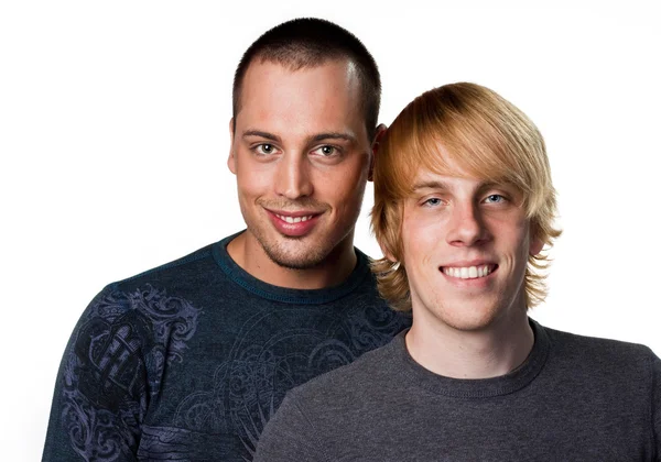 Giovane coppia gay — Foto Stock
