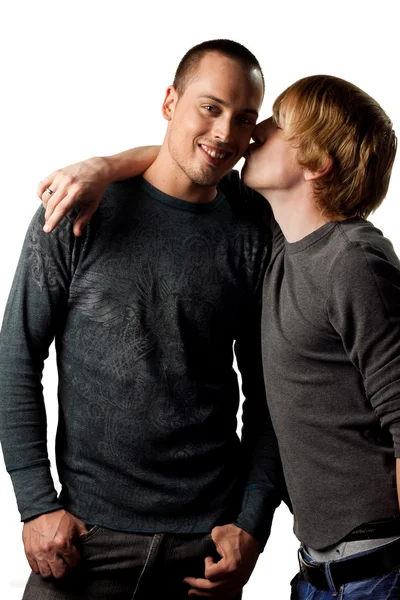 Giovane coppia gay — Foto Stock