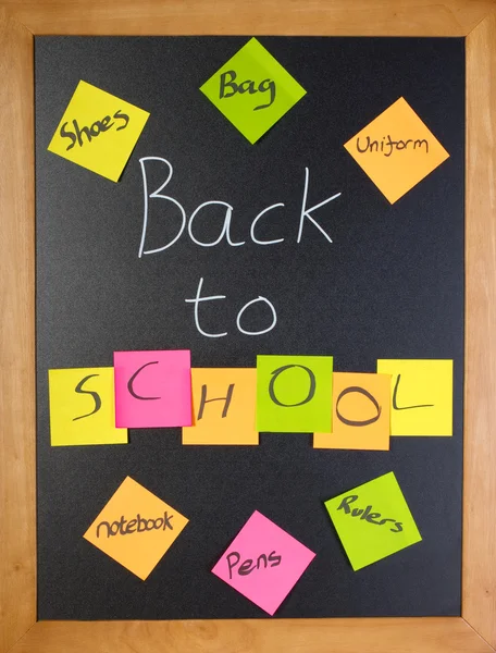 Volver a la lista escolar — Foto de Stock