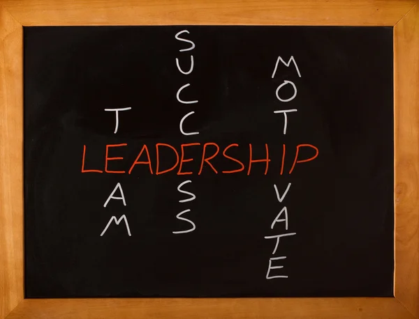 Message de concept de leadership — Photo