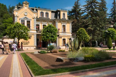 Kurortny Boulevard in the city of Kislovodsk.